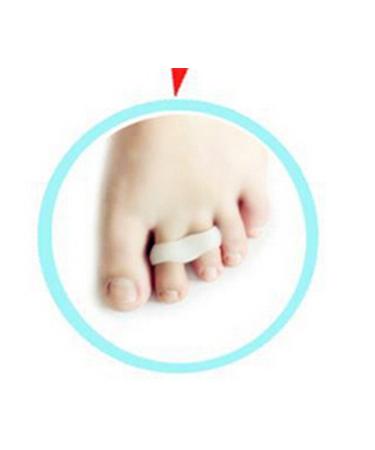 Buy Boowho Children's Hallux Valgus Silicone Toe Separators | Soft & Comfortable Double Ring Correctors - Buy Online on GoSupps.com