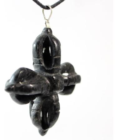 Panotophia Tourmaline Amulet - Dorje Vajra Gemstones Pendulum for Radiesthesia & Subtle Energy Measurement | International Shipping Available - Buy Online on GoSupps.com