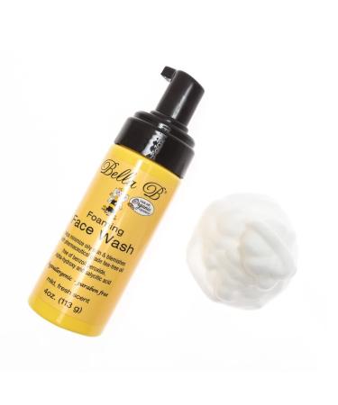 Pregnancy Safe Tea Tree Foaming Face Wash 4 oz - Organic Ingredients - Clear Skin - 4 Fl Oz - Buy Online on GoSupps.com