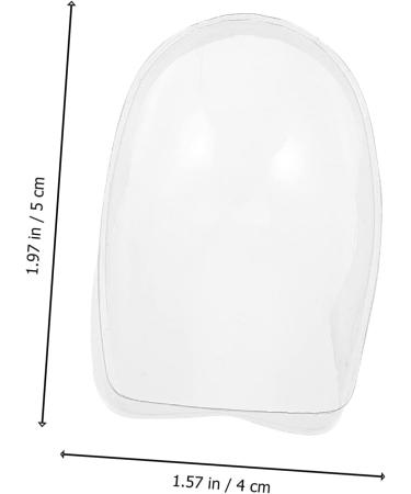 FRCOLOR Thehomeuse Powder Box for Dipping Nails Starter Set 12 Pieces Recycling System for Nail Powder Nail Tip Shape Guides Manicure Nail Art Tool Container for Nail Dipping Powder 5X4X2.5CMx2pcs White x 2 pieces - Buy Online on GoSupps.com