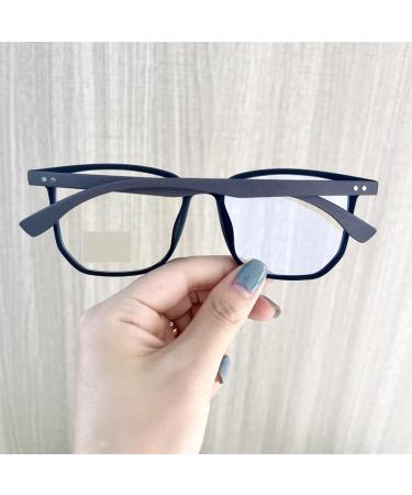 Parwana Designer Oversized Anti-Blue Light Reading Glasses - Fatigue Relief Flat Light Mirror (C6 +350) - Buy Online on GoSupps.com