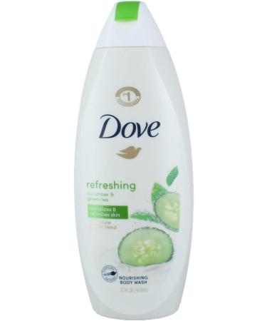 Dove Refreshing Body Wash 22 oz - Cucumber & Green Tea for Revitalized Skin | Nourishes & Cleanses | International Shipping Available - Buy Online on GoSupps.com
