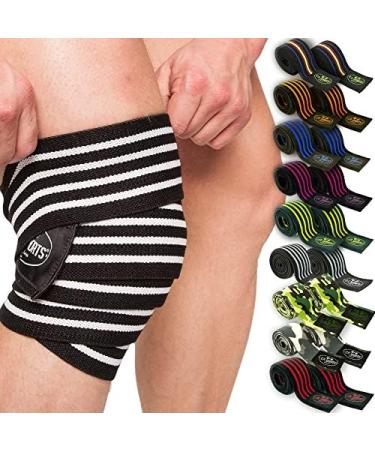 C.P.Sports Kniebandage - 200cm-250cm T25 | Velcro-Free Strength Bandage for Bodybuilding Powerlifting & Cross-Training | Camouflage Black | Optimal Support for Men & Women - Buy Online on GoSupps.com