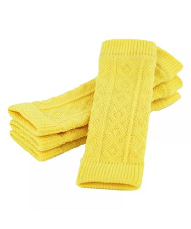 Dongker dogs elbow protection 4 pieces of warm elastic pet leg warmers knitted leg wound protection for small medium -sized dogs and cats