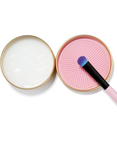 Spectrum Collections Pink Make Up Brush Cleaning Launderette Microfibre Brush Drying Towel for 32 Brushes and Make Up Brush Cleansing Soap with Silicone Cleaning Pad Pink Grapefruit and Bergamot - Buy Online on GoSupps.com