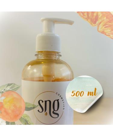 SNG COSMETICS Grapefruit Moisturizing Body Wash for Women & Men - Gentle Shower Gel Natural Ingredients Aloe Vera Vitamin E Niacinamide Panthenol & Orange Body Care - 16.9 Floz - Buy Online on GoSupps.com