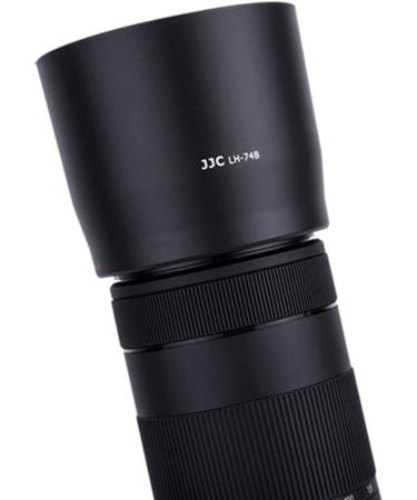 JJC Reversible Lens Hood for Canon EF 70-300mm f/4-5.6 is II USM - ET-74B Replacement - Button Lock Feature - Buy Online on GoSupps.com