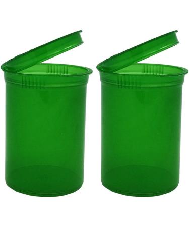 Multi-Use Airtight Pill Bottles 30 Dram - 12 Pack Green Translucent Organizers for Supplements & Vitamins - Buy Online on GoSupps.com