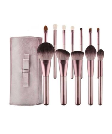 12 Small Grape Soft Makeup Brushes Set - Foundation Concealer & Eye Shadow Tools | International Shipping - Buy Online on GoSupps.com