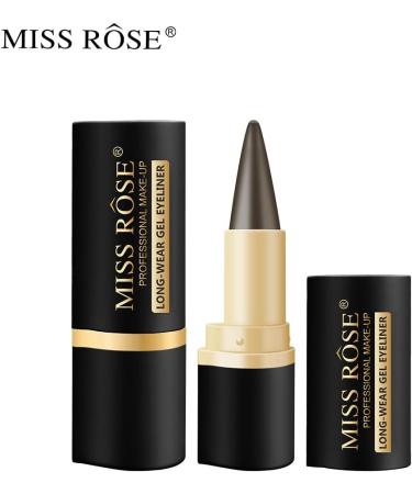 Misrose Cross Border waterproof eyeliner Eyeliner matte quick dry eyeliner single head rich eyeliner (1 2.5g) 1 1 ml (Pack of 1) - Buy Online on GoSupps.com