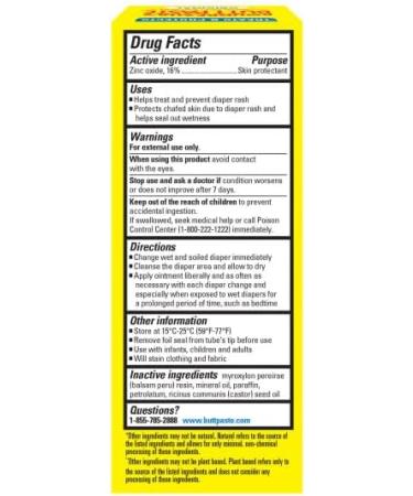 Boudreaux's Butt Paste Diaper Rash Ointment Original 2 oz - Pack of 2 | Fast Relief Formula - Buy Online on GoSupps.com