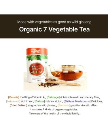 CYSO Seokrodawon Tea Garden 7 kinds of vegetable tea 100g (1 bottle) 100% Korean Organic Ingredients 100g of 1 bottle - Buy Online on GoSupps.com