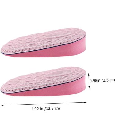 FRCOLOR 6 Pairs Invisible Heightening Half Pad Insoles - Elevate Your Height Comfortably with Pink Ladies Shoe Pads & Inserts - Buy Online on GoSupps.com
