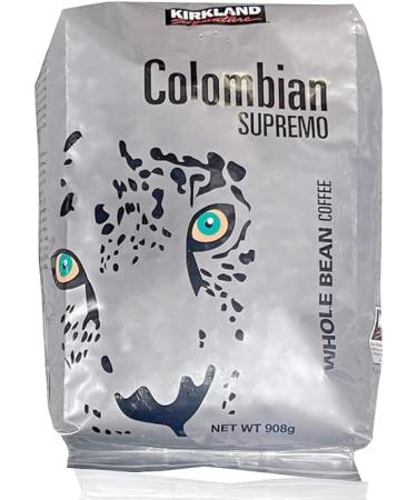 KIRKLAND SIGNATURE Colombian Supermo Whole Bean Medium Roast Coffee 908 g