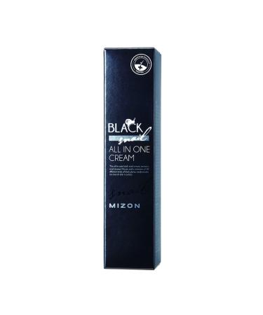 MIZON Black Snail All In One Cream - Premium Korean Skin Care for Intensive Repair and Moisturizing - Snail Mucin Extract for Wrinkle and Firming Care - 35ml - Buy Online on GoSupps.com