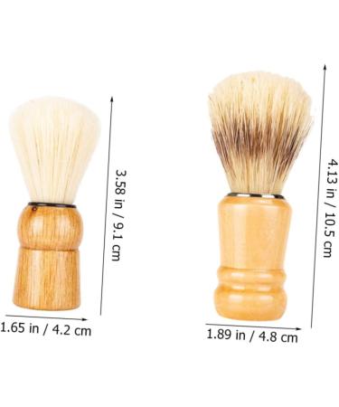 Magiclulu Wooden Handle Razor Brush - Premium Shaving Brush for Men | Perfect Father's Day Gift - Buy Online on GoSupps.com