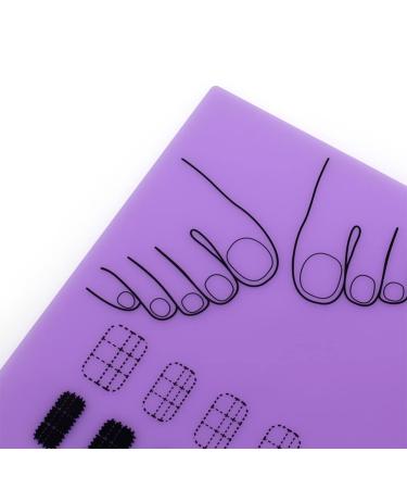 Buy Ifundom Silicone Nail Mat | DIY Nail Art Stamp Mats & Manicure Tools for Perfect Nail Polish Designs - Buy Online on GoSupps.com