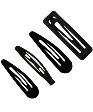 New 2025 12Pcs/Lot Hair Clips For Women Hair Barrettes Clip Pins Simple Black Colored Hair Clips Snap Metal Hairgrip Women's Hairpin Tool Jewelry Fashion Accessories Creative Gift