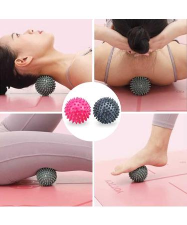 4-Piece Massage Ball Set - Nalcy Angel Ball & Hedgehog Ball for Foot Back & Hand Myofascial Massage (Pink Black) - International Shipping Available - Buy Online on GoSupps.com