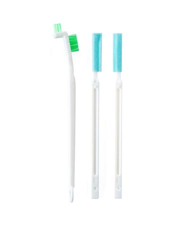 Bottle Groove Cleaning Brush - Small Household Bottle Groove Cleaning Brushes with Curved Brush Head - Kitchen Long Handle Cleaning Brushes for Narrow Neck Beer Bottles Wine Decanters Gyouza