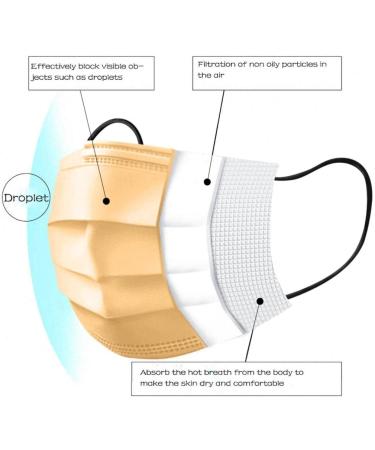 Amyglin 50-Piece Colorful One-Way Mouth-Nose Protection | Breathable Multifunctional Scarf Neckerchief Bandana for Adults - Men & Women - Buy Online on GoSupps.com