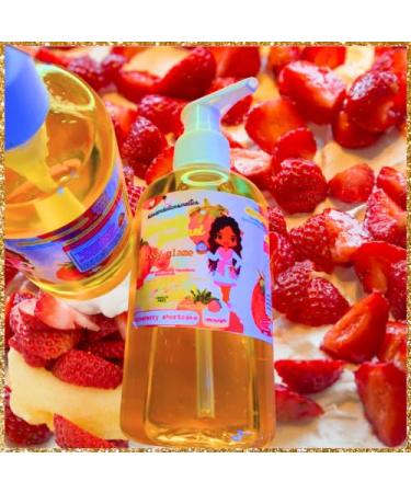 body nectar body glaze moisturizing body oil (strawberry shortcake)