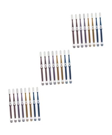 Healvian 24 STK nano toothbrush toothbrushes tooth hygiene portable toothbrush hand toothbrush clean travel toothbrush large toothbrush accessory for adult family package bristles travel