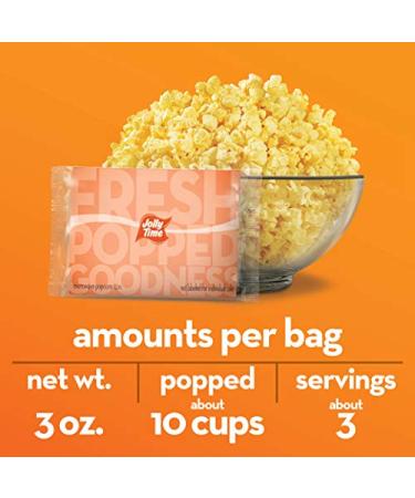 JOLLY TIME Gourmet Microwave Popcorn - Gluten Free, Non-GMO, 4 Pack, 3 Count Boxes (Blast O Butter) - Buy Online on GoSupps.com