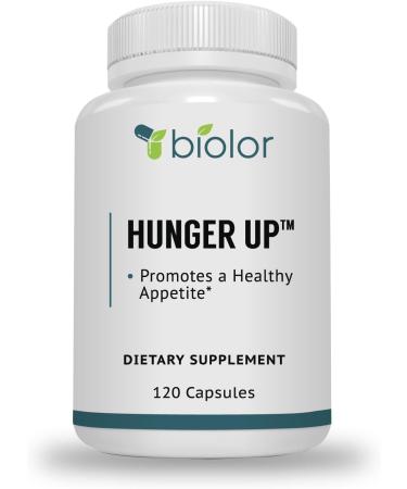 Biovy HungerUp - Appetite Stimulant (with No Artificial Fillers) - Effective Weight Gain Pills with Fenugreek Extract to Increase Appetite and Gain Weight, 120 capsules