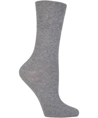Gentle Grip 6 Pack Ladies Diabetic Socks 5-9 US (Light Blue) - Comfortable & Non-Binding - Buy Online on GoSupps.com