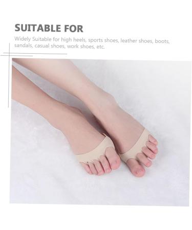 NOLITOY 4 Pairs High Heel Insoles | Breathable Forefoot Pads for Women | Comfortable Cotton Half Palm Rest & Arch Support - Buy Online on GoSupps.com