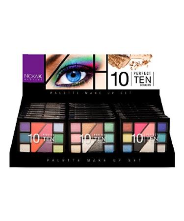 Nicka K eyeshadow Perfect 10 Colors Palette Display Set 24 Pieces 3.65 Pounds