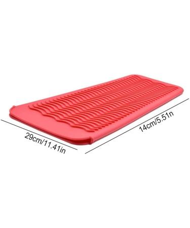 dijiusidy Heat Resistant Mat Silicone Travel Easy Storage Good Elasticity Skid-proof Design Curling Iron for Cover Hair Styling Tools No.2 - Buy Online on GoSupps.com