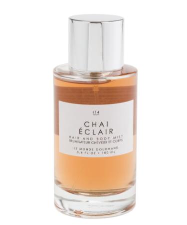 Tru Fragrance Gourmand Chai Eclair Hair & Body Mist 3.4 oz