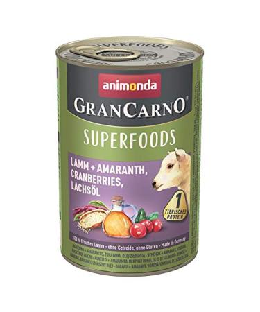 Animonda 400 gx 6 lamb + bitter. + cane. + salmon oil Gran Carno