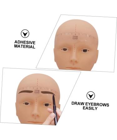 Angoily 1 Roll Disposable Ruler Stickers Eyebrow Ruler Sticker Disposable Brow Measurer Woman Tool - Buy Online on GoSupps.com