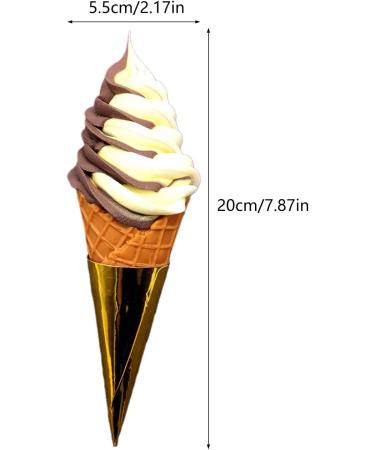 SLXLYH Artificial Ice Cream Model for Store Decoration Display (Green and White) - Buy Online on GoSupps.com
