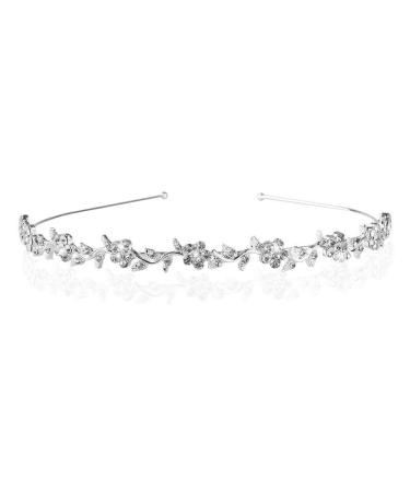 Crystal Rhinestone Bridal Headband - Princess Crown Tiara for Wedding Prom - Women, Girls, Kids - Buy Online on GoSupps.com