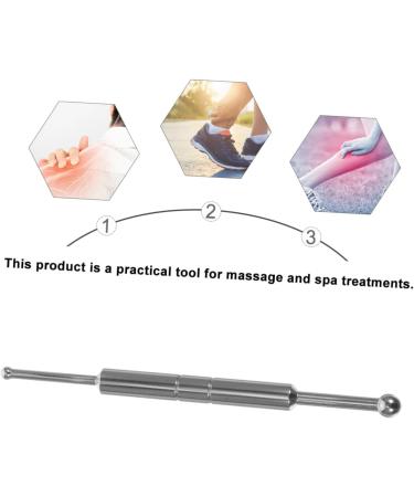 BeatifuFu Stainless Steel Face Reflex Zone Massage Device | Reusable Manual Acupuncture Rod for Facial Wellness - Buy Online on GoSupps.com