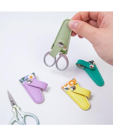 4 Pcs Embroidery Scissors Sheath Safety Scissors Protective Cover Leather Scissors Sheath Scissors Accessories - Buy Online on GoSupps.com