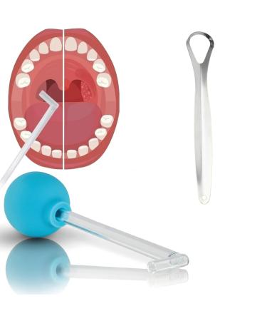 Tonsil Stone Remover with Tongue Cleaning Brush - Effective Tonsil Stone Removal Tool and Tongue Brush Combo