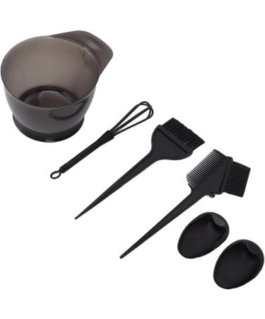Hair Coloring Dyeing Kit ANGGREK Professional Salon Portable Ear Cover Hair Dye Brush Mixing Bowl Tool Hair Dye Brush Hair Dye Bowl for Home Salon(black) - Buy Online on GoSupps.com