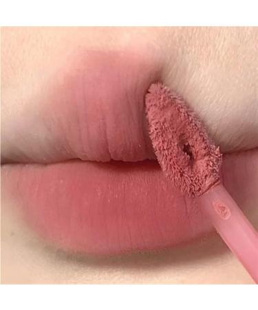 BADALO Velvet Mist Water Mist Lip Mud Soft Silky Matte Matte Vegan White NonStick Lip Gloss Lip Glaze Lipstick Color 3 light tea gray powder - Buy Online on GoSupps.com