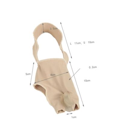 MARMERDO Thumb Brace 1 Pair with Gel Cushion for Bunion Men and Valgus - Foot Pad Sleeve for Straightening, Pain Relief and Support | Size S - Buy Online on GoSupps.com