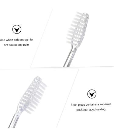 Buy Minkissy 150 PC Disposable Travel Toothbrush Set | Portable Toddler Toothbrushes | Soft Handle for Hotels & Trips - Buy Online on GoSupps.com