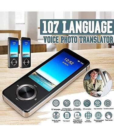 M9 Instant Voice Translator Portable Language Translator in Real-time Smart Translator Supports 12 Offline Languages (Color : Silver) (Silver) Elegant - Buy Online on GoSupps.com