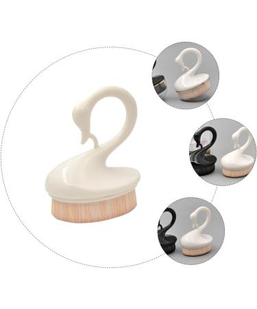 Beavorty 1Pc makeup brush makeup powder brush makeup gadgets buffing face brush makeup foundation facial tool cosmetics blush brush travel portable beauty products white artificial fiber - Buy Online on GoSupps.com
