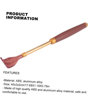 Buy Tovinanna Handheld Back Scratcher & Massager - Itching Relief Device 45x3cm Golden | International Shipping Available - Buy Online on GoSupps.com