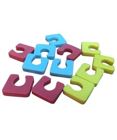 Ciieeo 144pcs Pedicure Toe Separators Ceramic Kitchen Canisters Sponge Finger Toe Spacers Premium Pedicure Tool Kit Sponge Toe Separators Kit Separator Soonges Dedicated Finger Splitter