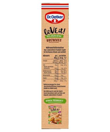 Dr. Oetker LoVE it! Plant-Based Brownies Vegan Baking Mix for Chocolate Lovers | International Shipping - Buy Online on GoSupps.com